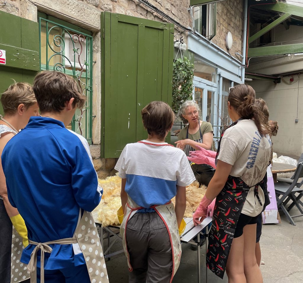 About me teaching a children's workshop