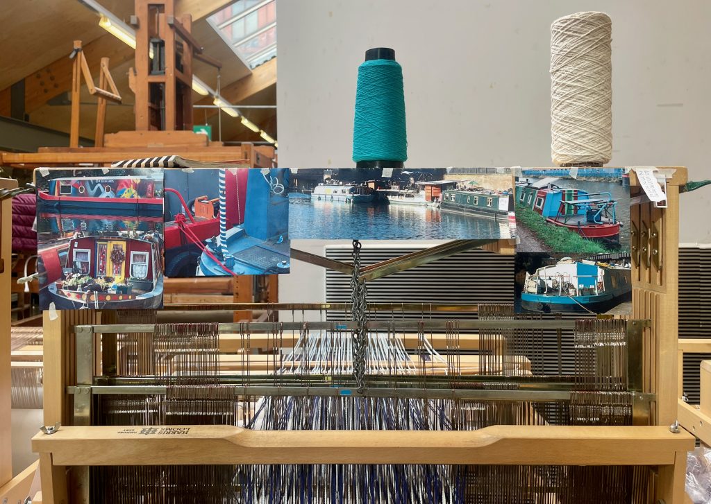 My process a weaving look with photographs attached