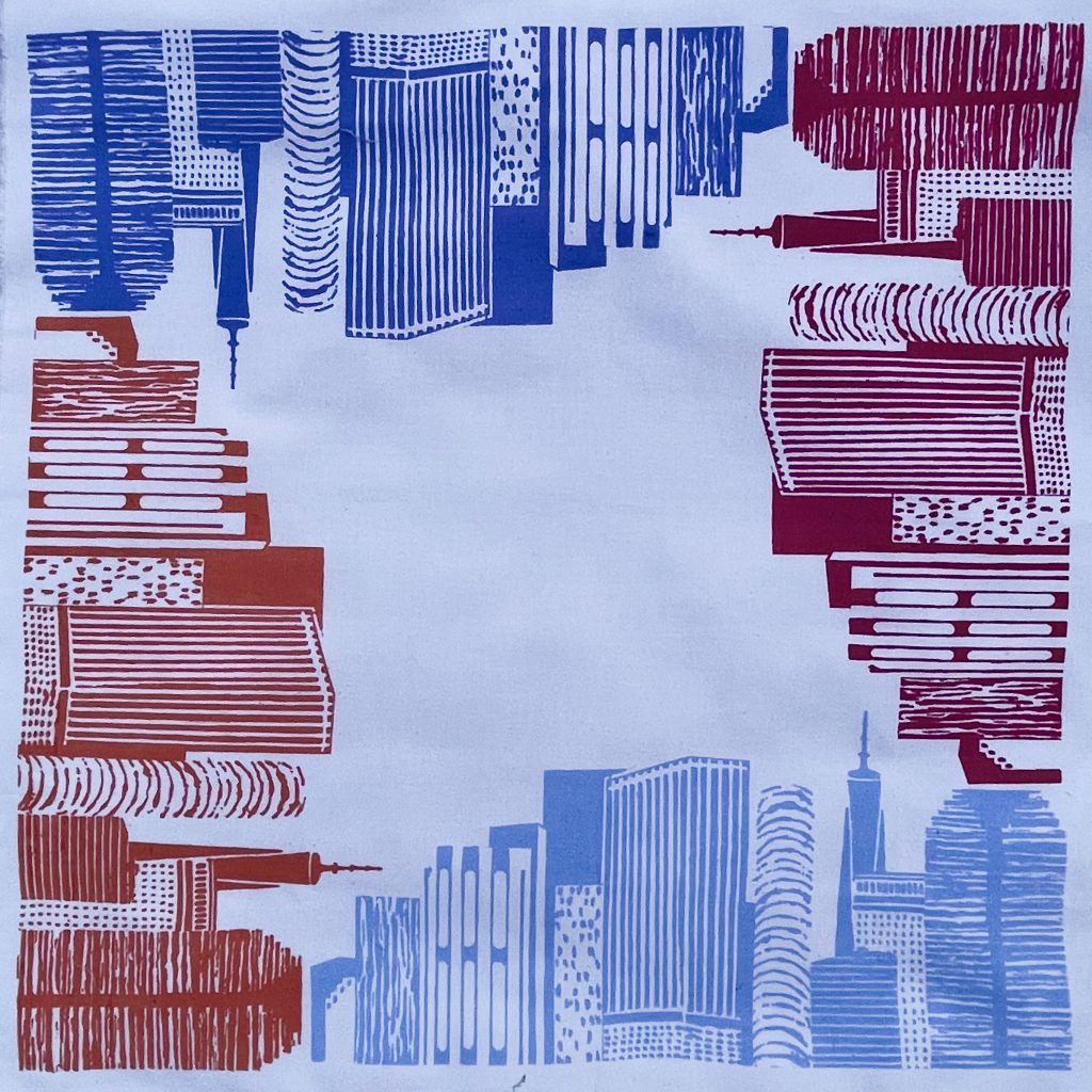New York prints of a New York skyline